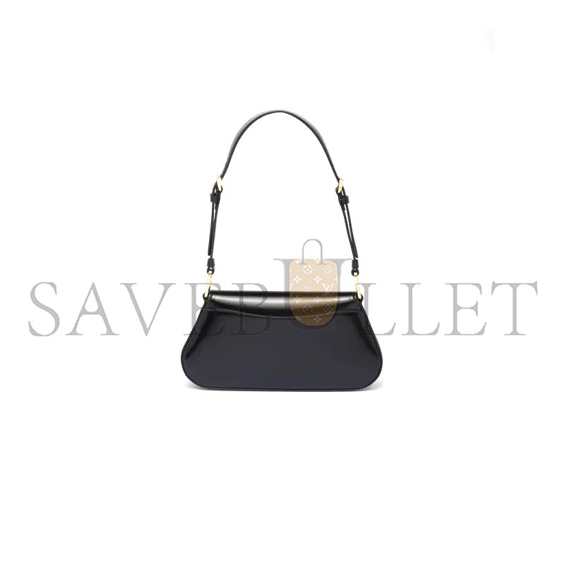 PRADA BRUSHED LEATHER SHOULDER BAG 1BD345 (24*11*4cm)
